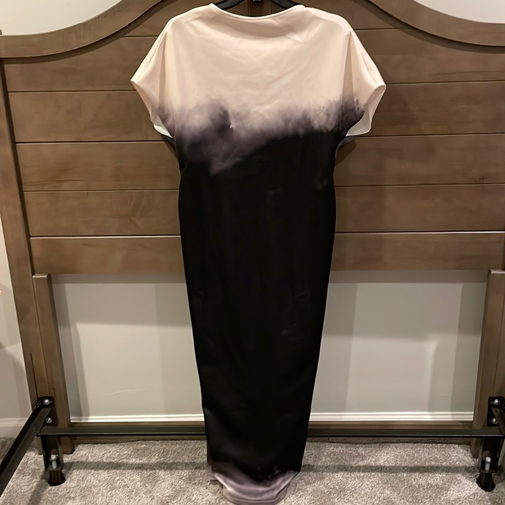 ASOS Design high neck drape pencil midi dress size 12